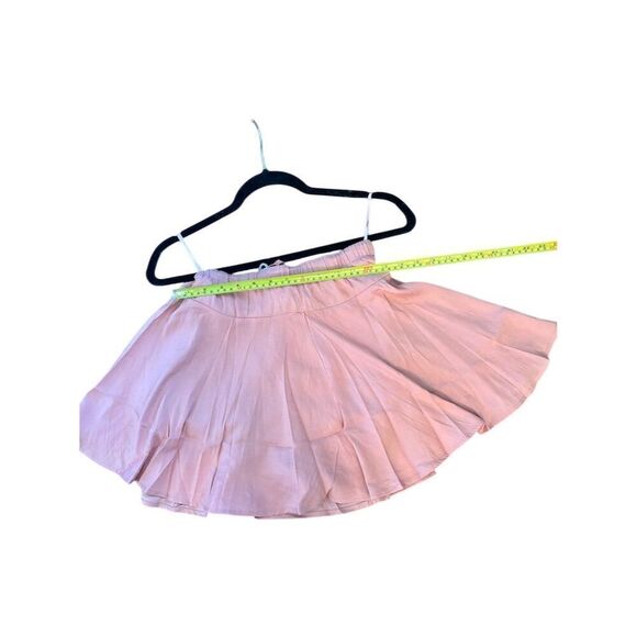 She + Sky Women's Standard Pink Wrap Skort Size S Casual Adjustable Tie Waist - Picture 6 of 6